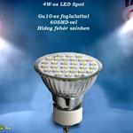4W-os, energiatakarékos LED spot, 60SMDvel fotó