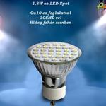 1, 8W-os, energiatakarékos LED spot, 30SMDvel fotó