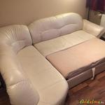 XFOX textilbőr kanapé használt állapotban eladó! fotó