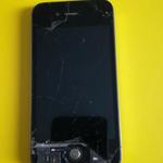 Iphone 4 model a1387 mobil, törött kijelzős, töltö nin fotó