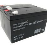 Powery ólom akku MP1236H kompatibilis UPS APC RBC33 12V 9Ah (7, 2Ah/7Ah is) fotó
