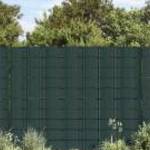 vidaXL 4 db matt zöld PVC kerti árnyékoló kerítés 35 x 0, 19 m fotó