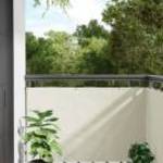 vidaXL fehér PVC kerti belátás elleni paraván 300x90 cm fotó