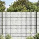 vidaXL szürke márványköves PVC kerti belátás elleni paraván 35x0, 19 m fotó