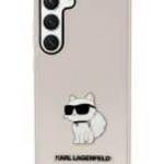 Karl Lagerfeld Ikonik Choupette Samsung Galaxy S23 szilikon tok, rózsaszín fotó