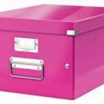 Doboz, A4 méret, LEITZ "Click&Store", rózsaszín fotó