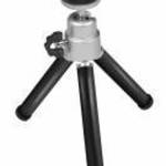 Logilink Portable mini tripod height adjustable 360° rotation Black fotó