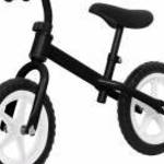 vidaXL fekete egyensúlykerékpár 11"-es kerekekkel fotó