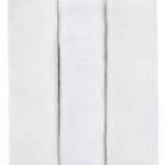 PETITE&MARS Bambusz muszlin 3db-os pelenka szett Moussy Total White, 68 x 68 cm - PETITEMARS fotó