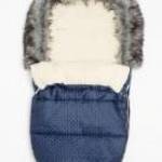 Téli lábzsák New Baby Lux Wool blue - NEW BABY fotó
