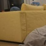 IKEA Vimle 3 személyes sarokkanapé és fekvőfotel + ottomán fotó