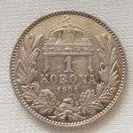 1906 1 korona KB XF/EF RRR! 1 forintról! fotó