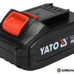 YATO Akkumulátor - 18 V/4 Ah fotó