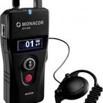Monacor ATS-80R Kézi Mikrofon vevő Átviteli mód: Digitális Csíptetővel Fejhallgató (3.5 mm jack) D... fotó