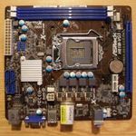 Asrock LGA 1155 mini-ITX (17X19cm) alaplap / PCIEx. 3.0 fotó