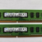Samsung 8GB DDR3 RAM 1600MHz CL11 2db M378B5173EB0-YK0 fotó
