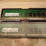 Kingston 16Gb (2x8Gb) DDR4 3200mhz PC4-25600 desktop memóriák szettben új KVR32N22S8/8 fotó