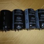 680 uF 450 V kondenzátor fotó
