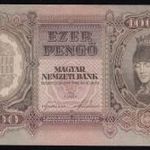 1000 pengő 1943 (VF+) fotó