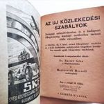 ritkaság, Az uj közlekedési szabályok Budapest székesfővárosban és... 1941 fotó