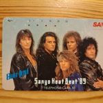 Jon Bon Jovi telefonkártya - Japán fotó