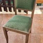 4db zöld párnázott szék (használt) eladó! fotó