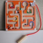 fakopáncs mágneses golyóvezető készségfejlesztő játék hangya labirintus szögletes 3-5 év * átv: Zugló fotó