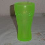 Coca cola pohár ( 3 dl.-es, neon világos zöld ) fotó