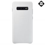 Samsung EF-VG975LWEGWW Műanyag hátlapvédő telefontok (valódi bőr hátlap) Fehér [Samsung Galaxy S1... fotó