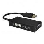 Raidsonic IcyBox IB-AC1031 3-in-1 Display port to HDMI / DVI-D / VGA adapter Black fotó