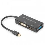 Assmann DisplayPort converter cable, mDP - HDMI+DVI+VGA AK-340419-002-S Kiegészítő, Kellék Speciá... fotó
