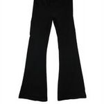 H&M- fekete trapézos hurkolt anyagú rugalmas nadrág L fotó