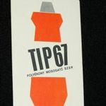 Kártyanaptár, Tip 67 mosogató szer, 1968, .€. fotó