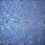 Biedermeier jellegű kék fényes textil (T) fotó