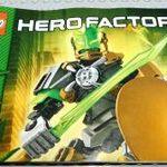 Lego 44002 Rocka - páncélos harcos lovag. Hero Factory akciófigura legó játék, 2013-ból. fotó