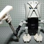 Lego Bionicle 8544 Nuju - hobbit robotlény. Legó mecha robot akciófigura játék, 2001-ből. fotó