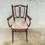 Szép állapotban Antik duplán jelzett Bécsi Thonet karos szék! fotó