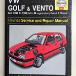Volkswagen Golf és Vento javítási könyv (1992-1996) Haynes fotó