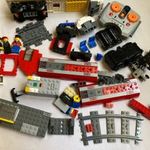 Vegyes LEGO csomag, jármű darabok és 3 minifig fotó