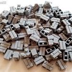 Lego 100 db szürke tégla vadonat új fotó