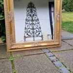 Elegáns fa keretes fali tükör csiszolt üveggel 87×76 cm (párja is van) fotó
