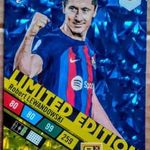 Robert Lewandowski Barcelona limited focis kártya Panini Adrenalyn XL FIFA 365 2023 fotó
