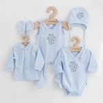 5-részes baba együttes újszülötteknek New Baby Classic kék fotó