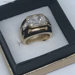 Ezüst gyűrű 13.70 aranyozott fotó