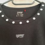 M-es Esprit márkájú fekete pamut póló fotó