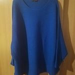 Bonprix márkás szép azúrkék színű női molett pulóver felső pulcsi 56-58 3XL-es ÚJ!! EZT VEDD MEG!!! fotó