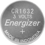 CR1632 lítium gombelem, 3 V, 130 mA, Energizer BR1632, DL1632, ECR1632, KCR1632, KL1632, KECR1632... fotó