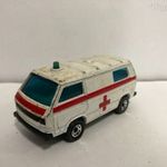- Matchbox - Volkswagen VW Transporter "Ambulance" kék ablakos - China - 1987 - autó modell - 1ft fotó