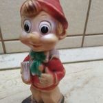 Pinokkió műanyag figura baba, gumifigura gumi játék 23 cm magas eladó! fotó
