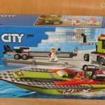 Új! LEGO City 60254 Motorcsónak szállító kamion (5 éves kortól) fotó